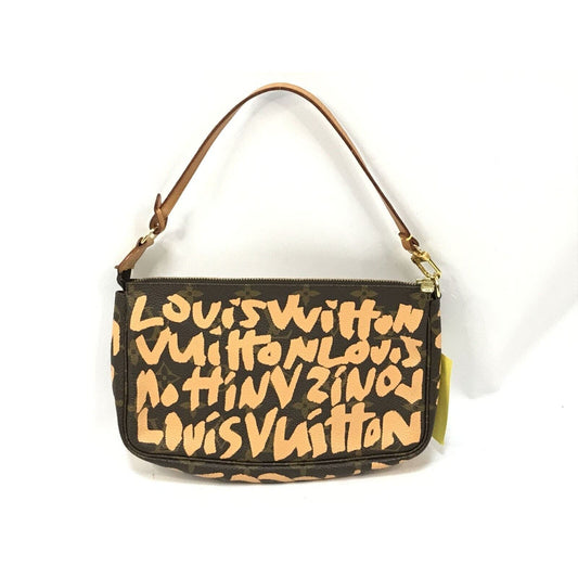 Louis Vuitton Accessories Pouch Poch Sprouse Brown Orange Peach Graffiti M92193